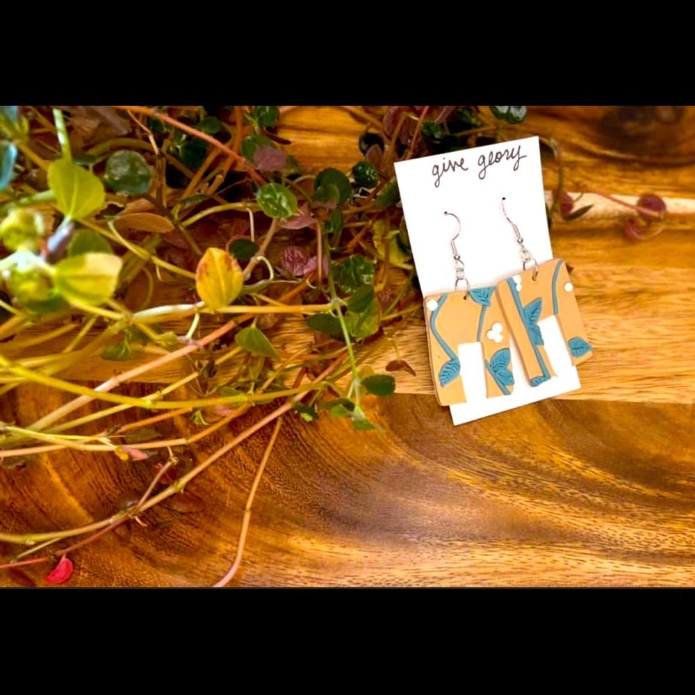 Clay earrings